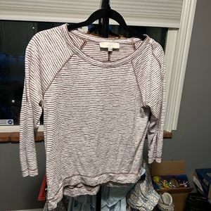 Loft a s stripped long sleeve